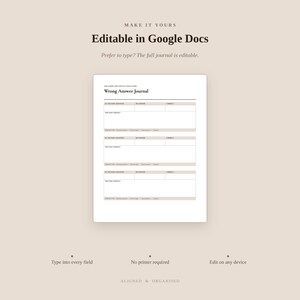 LSAT Study Planner & Wrong Answer Journal | Editable Google Doc + Printable PDF | 21-Week Schedule, PT and L R Trackers image 5