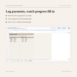 Debt Payoff Tracker | Google Sheets Debt Snowball & Avalanche Calculator | Debt Free Planner Spreadsheet, Credit Card and Loan image 9
