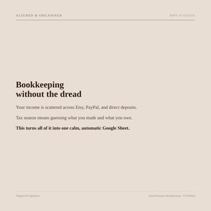 Small Business Bookkeeping Spreadsheet | Google Sheets Income Expense & Profit Tracker | Sales Tax and 1099-K image 2