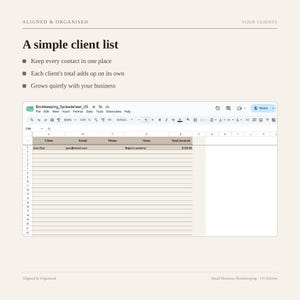 Small Business Bookkeeping Spreadsheet | Google Sheets Income Expense & Profit Tracker | Sales Tax and 1099-K image 10