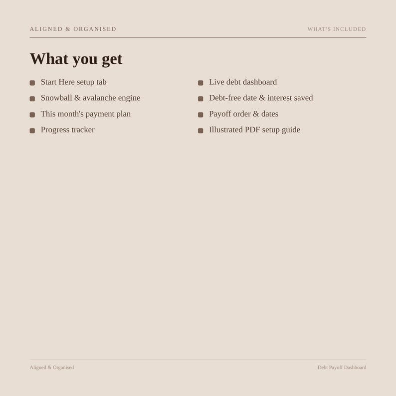 Debt Payoff Tracker | Google Sheets Debt Snowball & Avalanche Calculator | Debt Free Planner Spreadsheet, Credit Card and Loan image 11