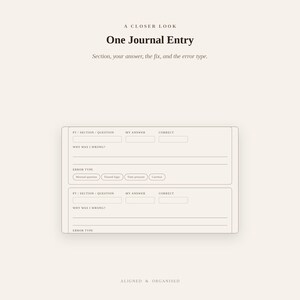 LSAT Study Planner & Wrong Answer Journal | Editable Google Doc + Printable PDF | 21-Week Schedule, PT and L R Trackers image 11