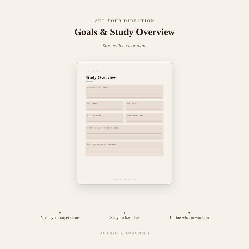 LSAT Study Planner & Wrong Answer Journal | Editable Google Doc + Printable PDF | 21-Week Schedule, PT and L R Trackers image 10