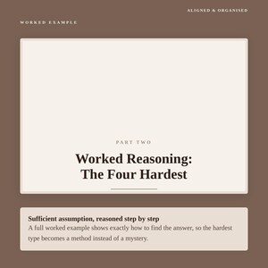 LSAT Logical Reasoning Mastery System | LR Frameworks, Worked Examples, Study Protocol (PDF Download) image 12