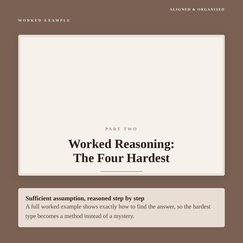 LSAT Logical Reasoning Mastery System | LR Frameworks, Worked Examples, Study Protocol (PDF Download) image 12