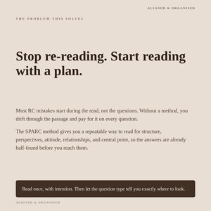 LSAT Reading Comprehension Decoder | SPARC Method Study Guide (PDF Download) image 2