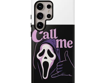 Ghostface Tough Phone Case, Horror Movie Fan Accessory