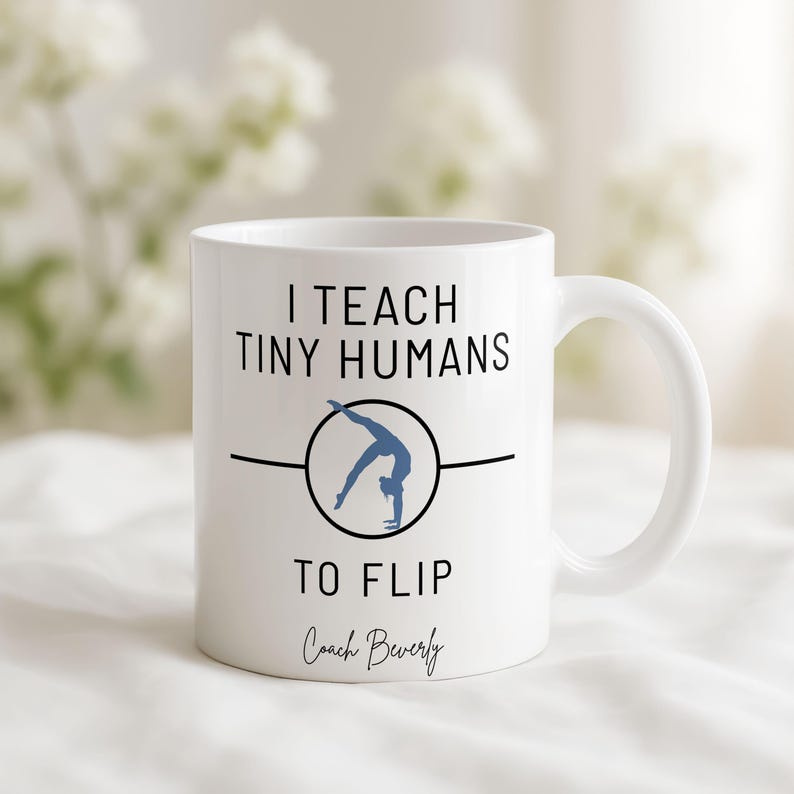 Personalized Gymnastics Coach Mug, Gym Teacher Appreciation Thank You ...
