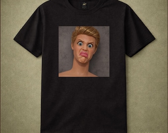 Vintage 90s Doll Ken's Face Meme Graphic T-Shirts Sweatshirt Funny Male doll Disgusted
