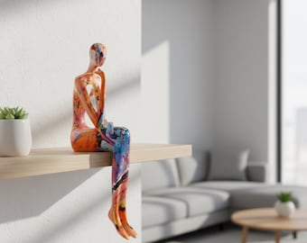 Abstract Resin Figure – Modern Home Decor Sculpture