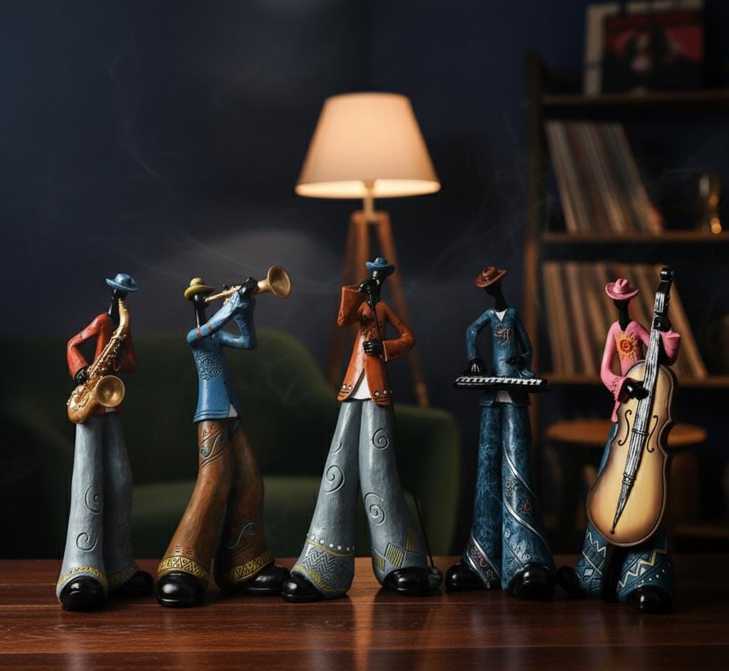 当時物 ジャズバンド フィギュアセット ヴィンテージ ジャズバンド フィギュア セット - メルカリ