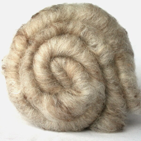 Batt Superfine Merino Camel Yak Down Tussah Mulberry Silk Baby Alpaca Firestar 48g 1.7 oz OOAK Ready to Ship International - Rough Diamonds