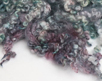 Handdyed Leicester Long Wool Hand Washed Locks 161g 5.6oz OOAK - Pegasus