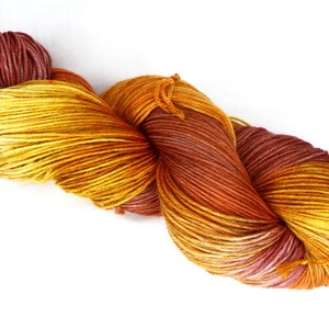 Superwash Merino Wool Yarn Sport Sock 3 ply 437 yards 400 meters 100g 3.5 Autumn Deepens image 7