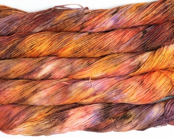 DYED TO ORDER Superwash Merino Wool Yarn Double Knit Sport Sock 100g 3.5oz - Last Harvest