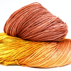 Superwash Merino Wool Yarn Sport Sock 3 ply 437 yards 400 meters 100g 3.5 Autumn Deepens image 3