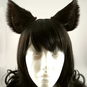 Wolf Dog Fox Ears Nekomimi Cosplay Furry Pet Play Goth Neko Headband image 4
