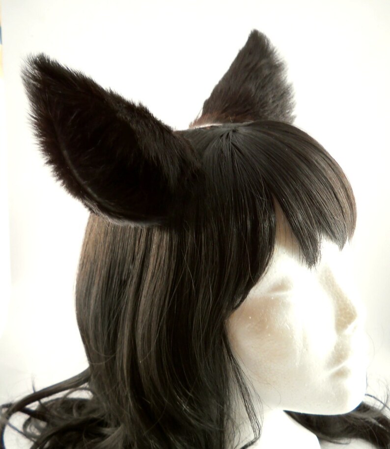 Wolf Dog Fox Ears Nekomimi Cosplay Furry Pet Play Goth Neko Headband image 5