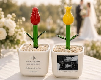 Maceta de cristal personalizada para bodas, regalo personalizado con retrato de pareja, recuerdo para la novia, regalo para la despedida de soltera, decoración para bodas, regalo para recién casados