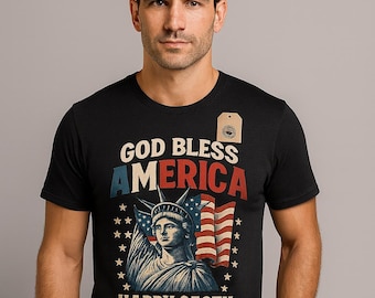 Freedom America Eagle Shirt on 100% Polyester