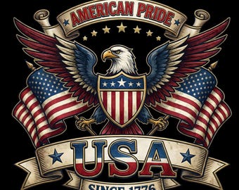 American Pride Eagle-embleem • PNG JPG SVG