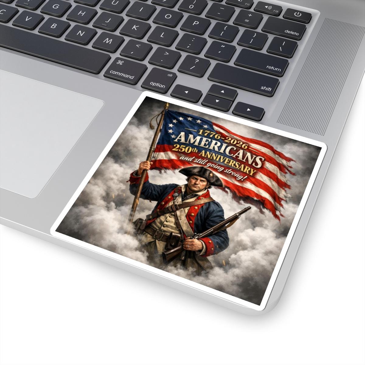 Revolutionary Sticker 1776-2026 Americans 250th Anniversary Revolutionary Soldier Sticker ...