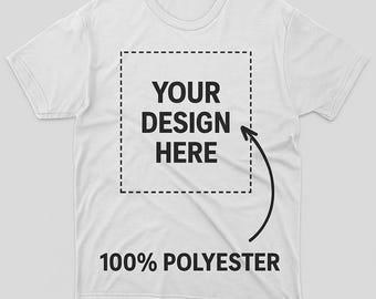 Op maat gemaakt T-shirt van 100% polyester – ontwerp je eigen logo, sport, bandjes, reünie