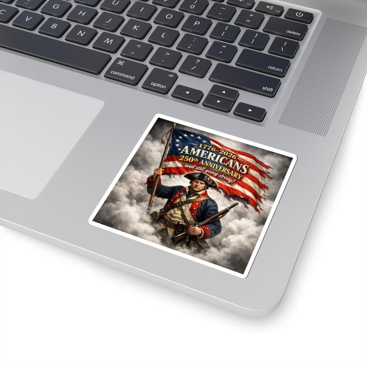 Revolutionary Sticker 1776-2026 Americans 250th Anniversary Revolutionary Soldier Sticker ...