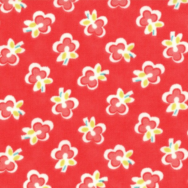 Vintage Modern by Bonnie and Camille for Moda - Wish in Candy Apple - Fat Quarter