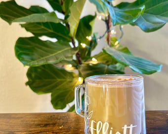 Personalized Glass Coffee Mugs: Custom Gifts