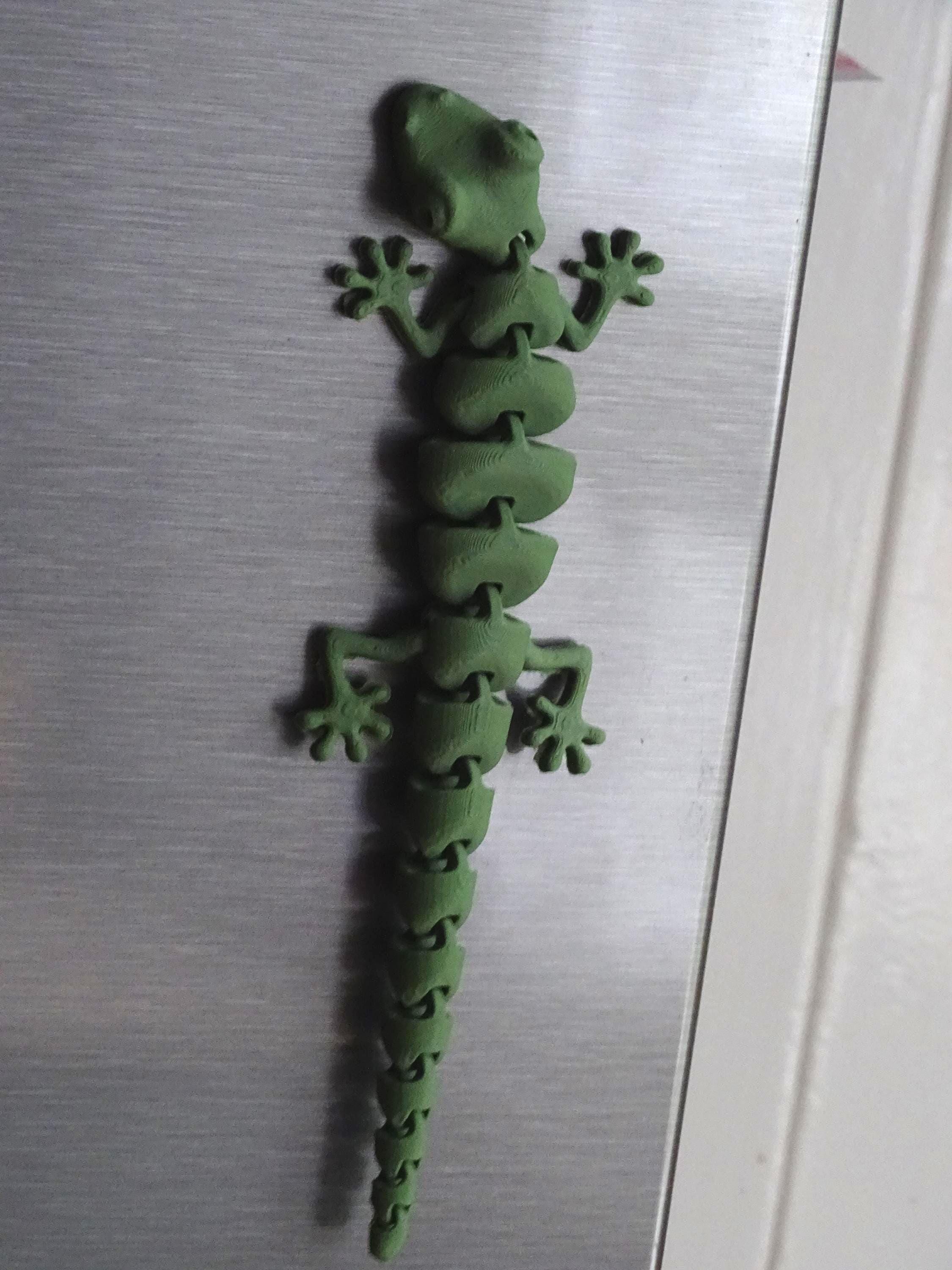 Eidechse Salamander Flexi Küchenmagnet, Küche Deko, Reptil Magnet, Gecko Dekoration, Geschenkidee image 4