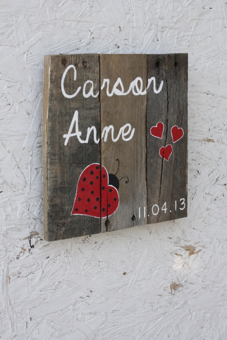 Personalized Baby GIRL Nursery Wall Art Custom Baby Name Etsy