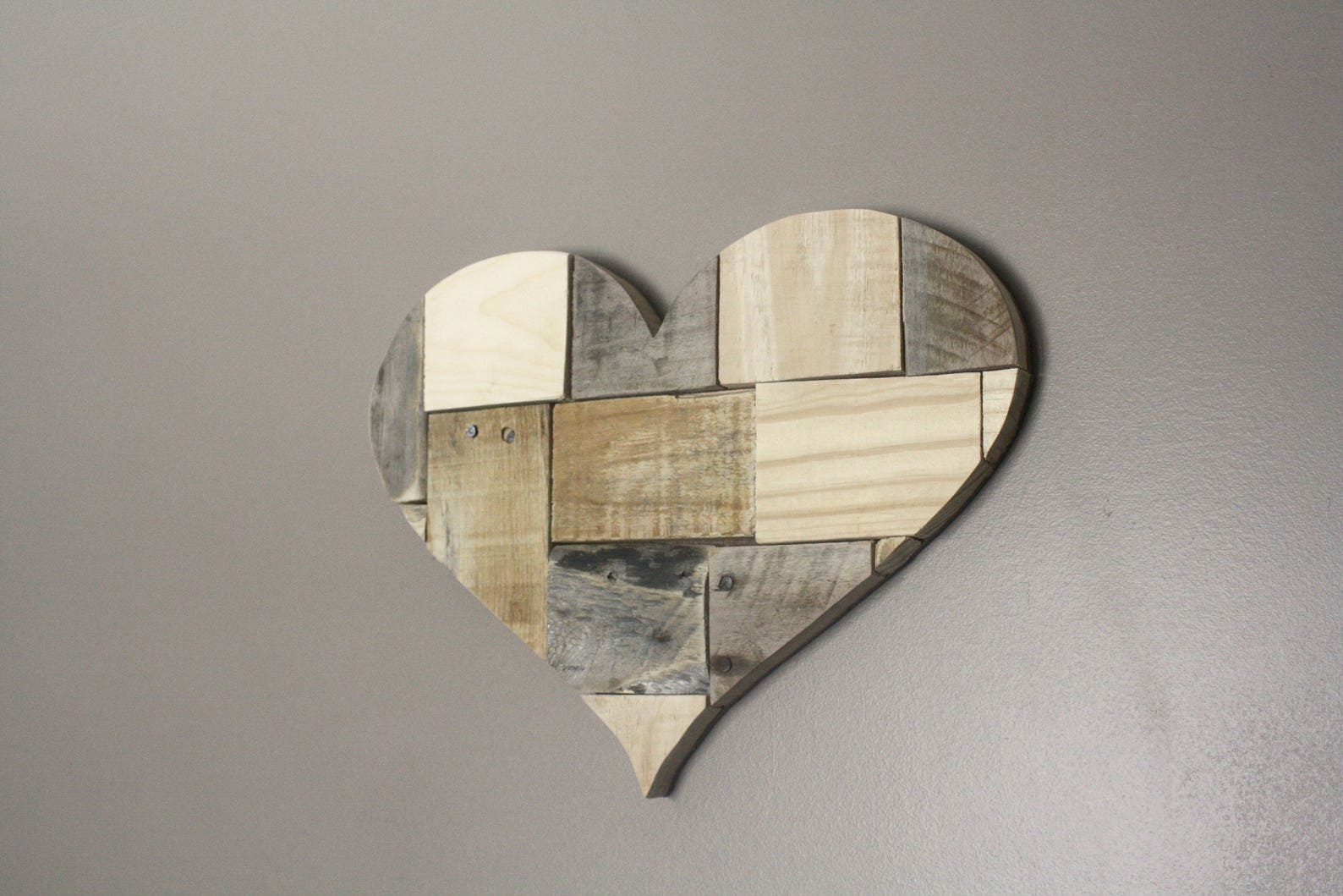 Reclaimed Wood Heart Wall Hanging Gallery Wall Art Heart Art Etsy