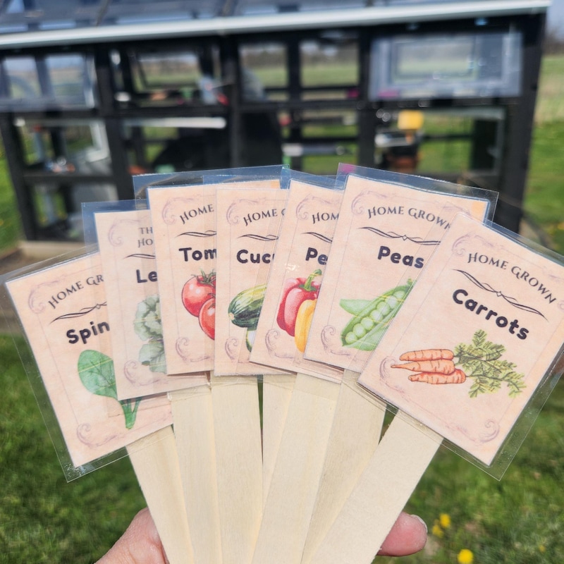 Laminated Garden Labels - Etsy