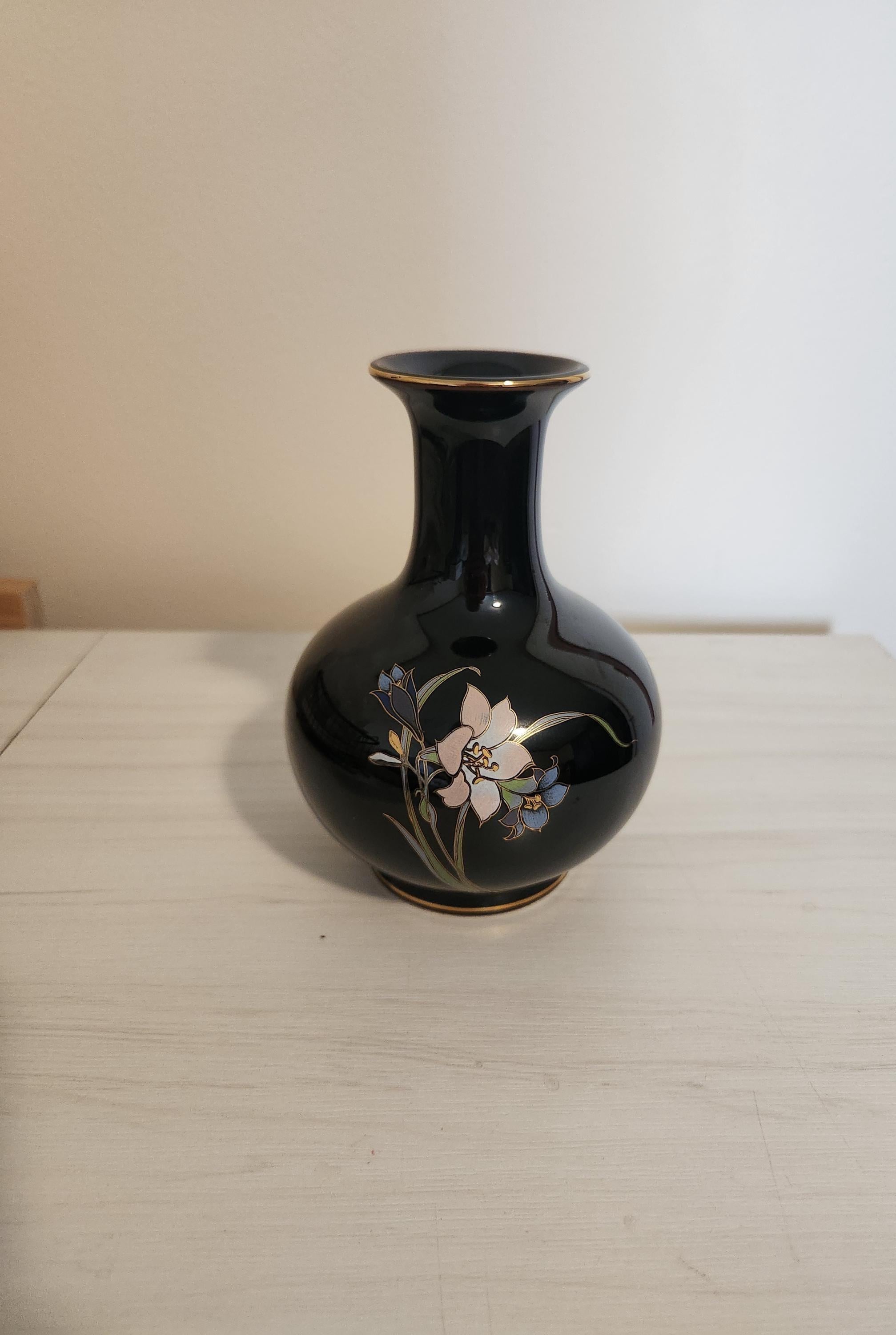 Yamaji 金彩装飾 花瓶 Yamaji 金彩装飾 花瓶 Yamaji vase - Etsy 日本