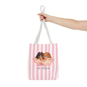 Cherub Angels-draagtas, damesaccessoires, vintage tas, cadeau voor haar. afbeelding 3