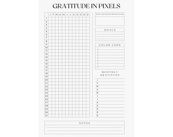 Suivi annuel de la gratitude