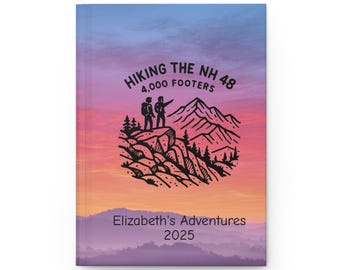 Personalized NH 48 4,000-Footer Hikes Hardcover Journal