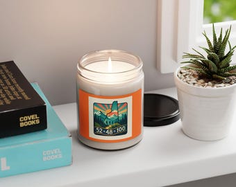 NH 48 4000 Footer Hiking Gift: Mountain View Scented Soy Candle