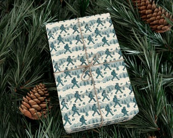 Hiking Adventure Gift Wrap, Eco-Friendly Recyclable Paper