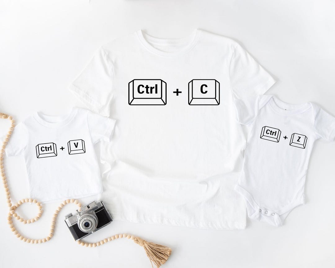 Copy Paste Matching Family Shirts, Funny Father's Day Tee - Etsy