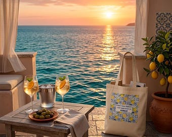 Summer Tote Bag Italy Vibe