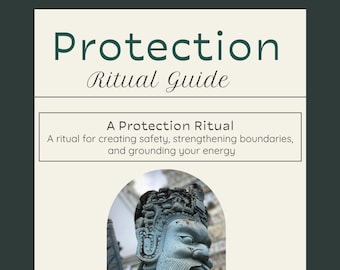 Protection Ritual Guide — Grounding & Boundary Ceremony (Printable PDF)