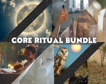 Core Ritual Bundle — Protection, Manifestation, Cleanse & Self Care Ritual Guides PDF