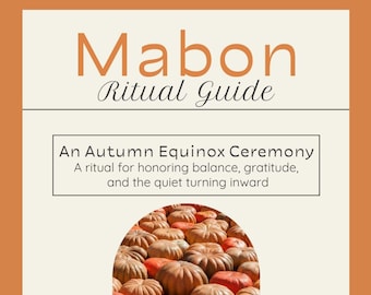 Mabon Ritual Guide Printable • Pagan Wheel of the Year