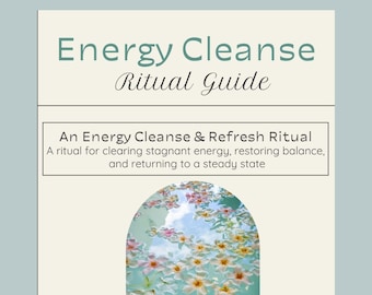 Energy Cleanse Ritual Guide — Reset & Renewal Ceremony (Printable PDF)