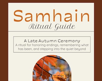 Samhain Ritual Guide Printable • Pagan Wheel of the Year