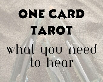 What You Need To Hear Tarot Reading (1 Card) | Personalized Insight Reading