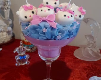 Vela luminosa de Hello Kitty