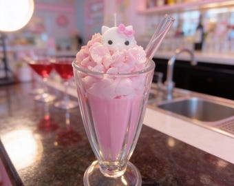 Świeca deserowa z lodami Hello Kitty Kawaii